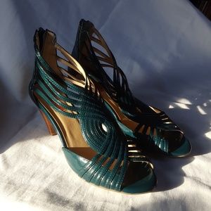 Miz Mooz Teal Heels.
